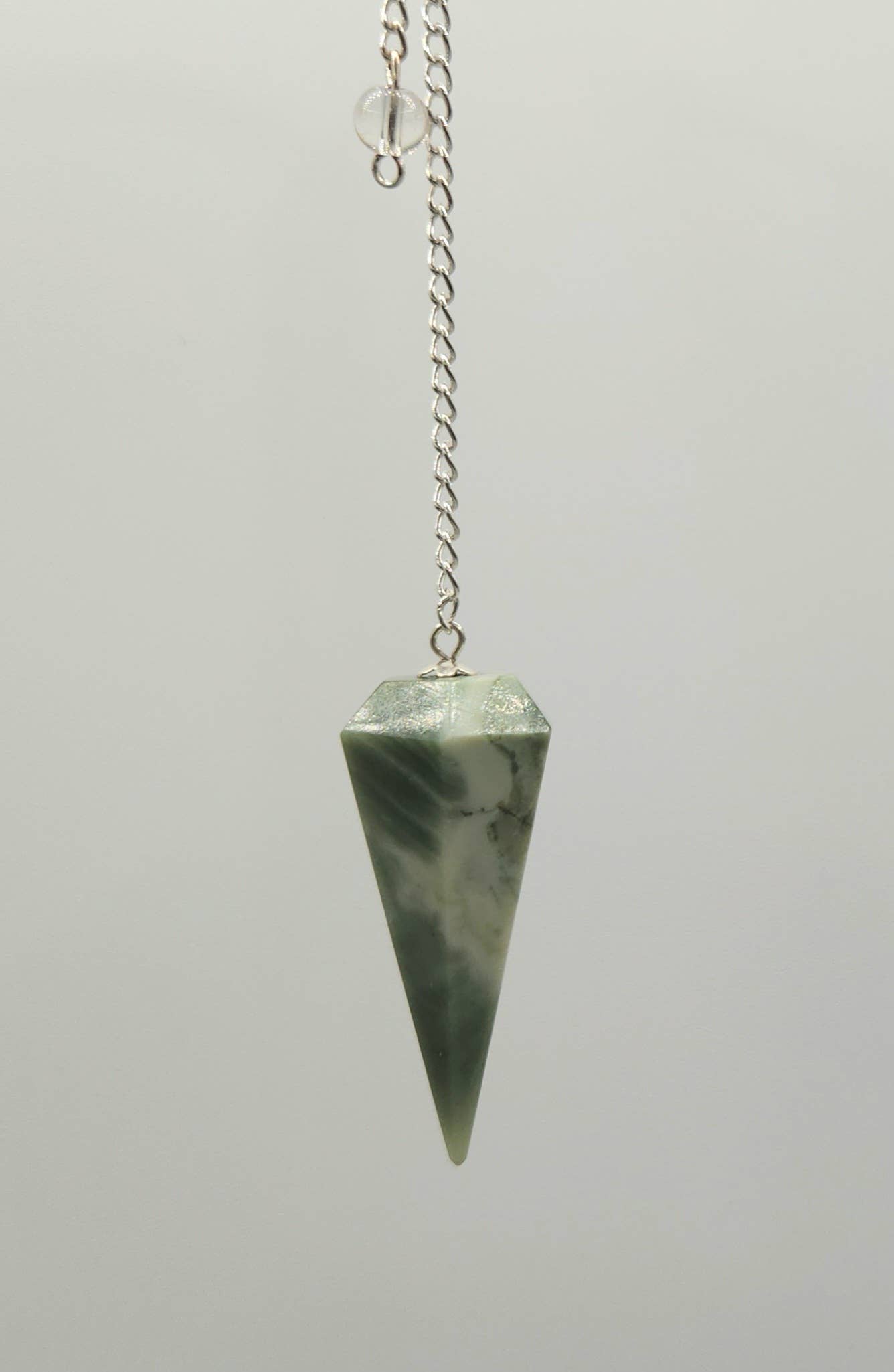 Serpentine Pendulum w/Silver Plated Chain