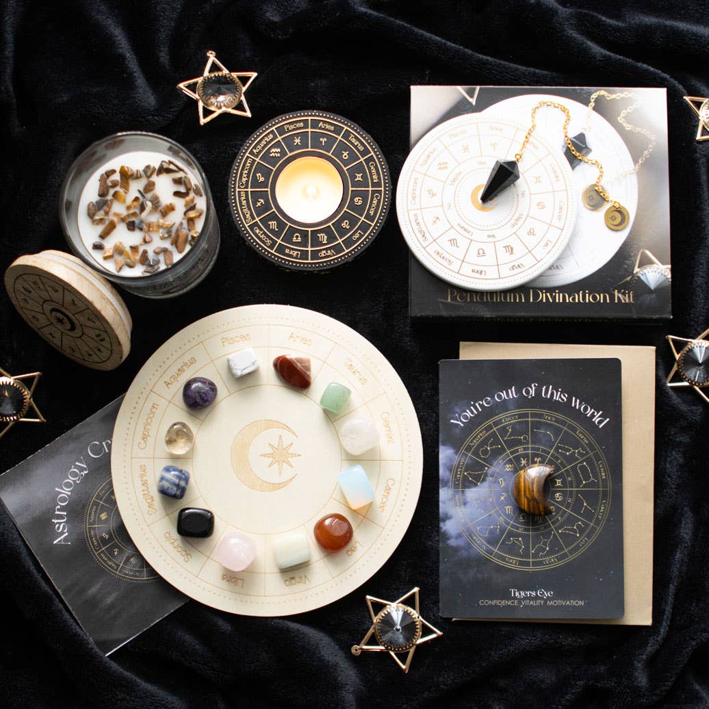 Astrology Wheel Zodiac Pendulum Divination Kit